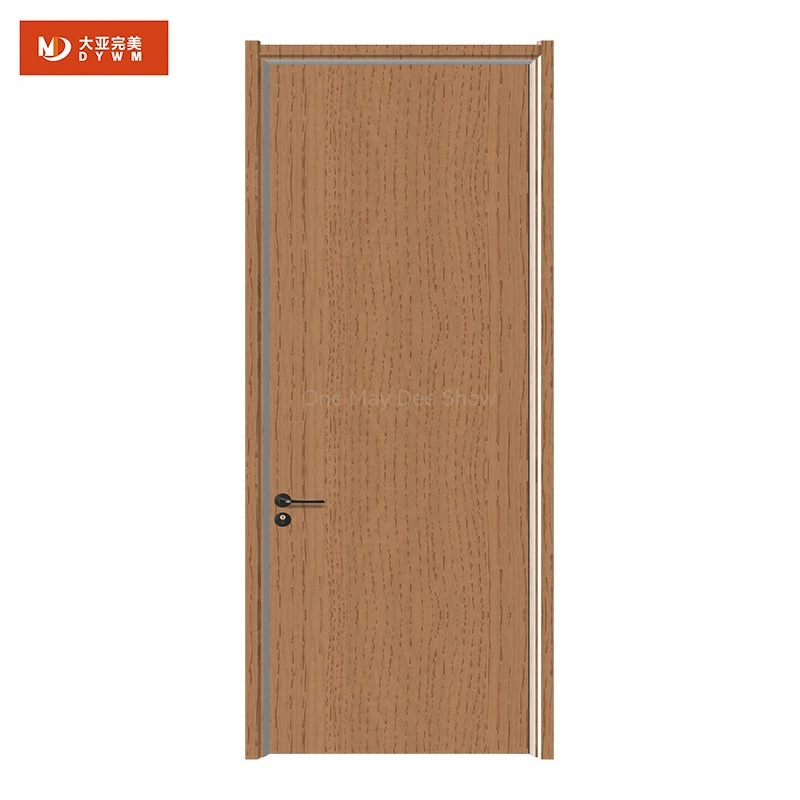 Porta de fusta recoberta de PVC