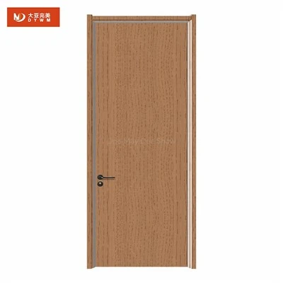 Porta de fusta recoberta de PVC